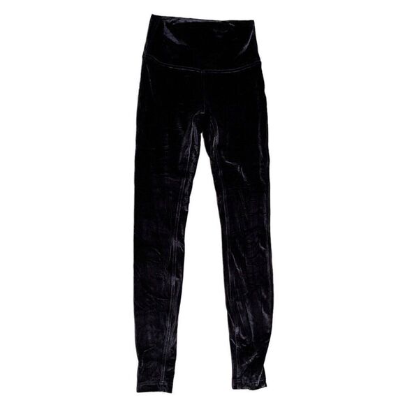 Lululemon Wunder Under 4 Black Velvet Lounge High-Rise Tight 28 Fall Layer Comfy - Picture 12 of 12